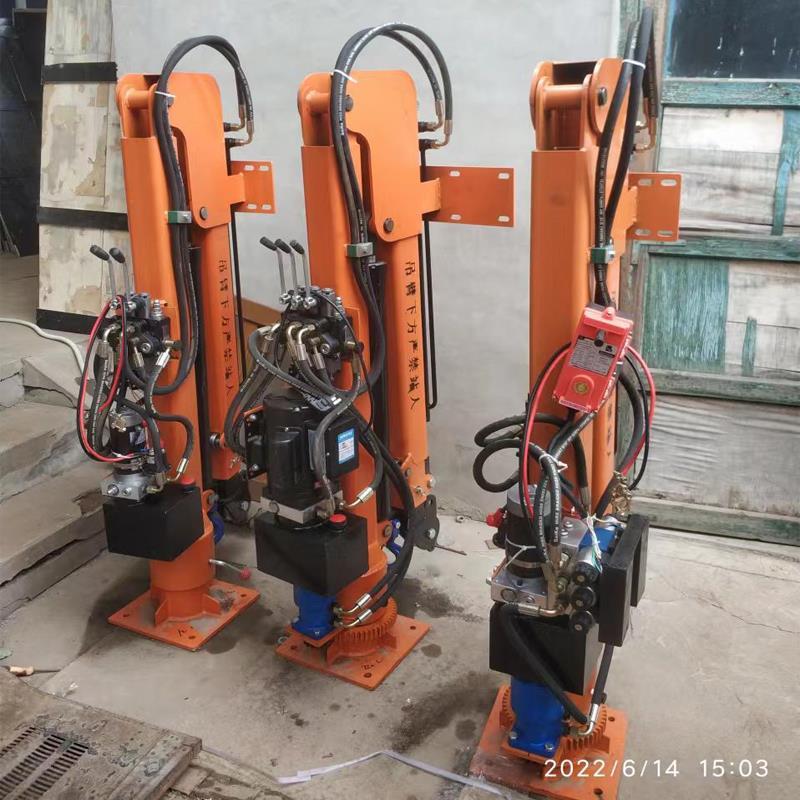 中山区重汽蓝牌随车吊 3.2吨 国六动力强 液压驱动 农用自卸起重机